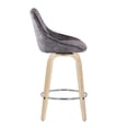 thumbnail image 3 of Lumisource Diana Fixed Height Set Of 2 Counter Stool B26-DIANAGRT-R2 NAVGY2, 3 of 7