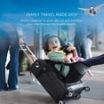 thumbnail image 2 of Asiento de viaje para niños, la veliz original y pentada para niños pequeños, portabebés para equipaje de mano, viaje familiar en el aeropuerto hecho fácil (veliz no incluida), 2 of 5