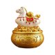 thumbnail image 1 of Estatua de caballo del zodiaco chino, año del caballo, bonita figura giratoria de resina, adorno de Feng Shui de la suerte para decoración de mesa en casa, oficina y tienda., 1 of 8
