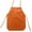 Orange, variant on 100Fens Solid Color Children's Artists Fabric Aprons -Waterproof Oil Resistant Aprons for Kitchen, Classroom, Community Event, Crafts & Art Painting Activity 40*50cm