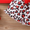 thumbnail image 5 of Cathalem Ensemble 2 Pcs pour Fille Vêtements d'Été pour Enfants, Rouge 3 Ans, 5 of 5