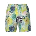 thumbnail image 4 of Lsque Mens Swim Trunks Shell Clam Pattern - Bathing Suit Compression Liner - Beach Swim Shorts Swimwear - (S-3XL) - Stretch Quick Dry -Medium, 4 of 9