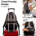 thumbnail image 4 of Mochila de viaje para portátil Carrywell con puerto USB antirrobo de 15,6 pulgadas, 4 of 9