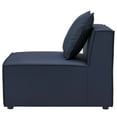thumbnail image 4 of Sofa Middle Chair, Fabric, Blue Navy Blue, Modern Contemporary Urban Design, Outdoor Patio Balcony Cafe Bistro Garden Furniture Hotel Hospitality, 4 of 7