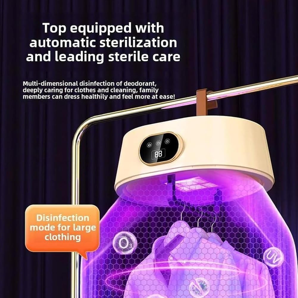 Automatic Ironing Machine for Home,2025 New Inflatable Shirt Ironing Machine,Portable Clothes Dryer,With Remote Control, for Travel, Home, Apartment