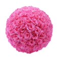 thumbnail image 1 of 20 cm Artificial Rosa Flor de Seda Bola Colgante Decoración Del Banquete de Boda Centro de Mesa, 1 of 5
