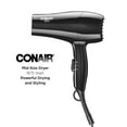 thumbnail image 2 of Conair 1875 Watt Mid-Size Dryer for Powerful Drying and Styling And All Hair Types, Black 303DGN, 2 of 10