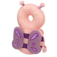 thumbnail image 3 of Mochila protectora para la cabeza de bebé con forma de animal, relleno de algodón PP, almohada de seguridad para caminar para niños pequeños, mariposas rosas, 3 of 14