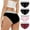Set 4, variant on GERsome 4 Pack Women's Underwear High Waisted Hipster Briefs Soft Breathable Panties M-5XL