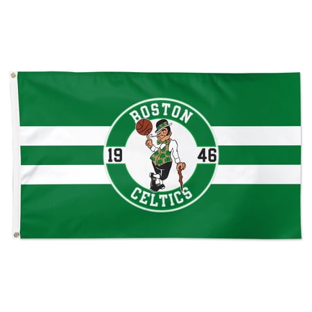 WinCraft Boston Celtics 3 x 5 Applique Flag WinCraft Boston Celtics 3 x 5 Applique Flag