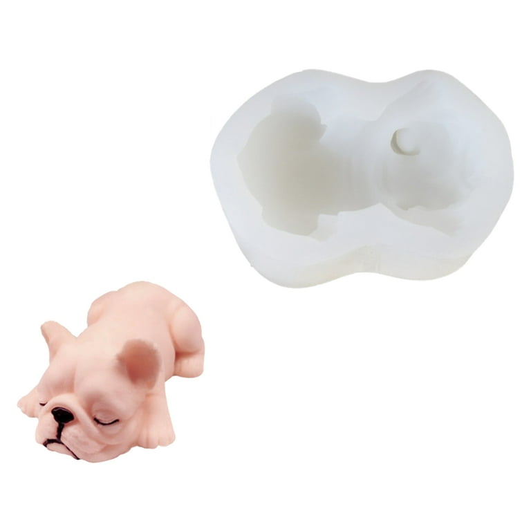 Cute Dogs Shape Silicone Fondant Cake Decorating Mold Chocolate Polymer