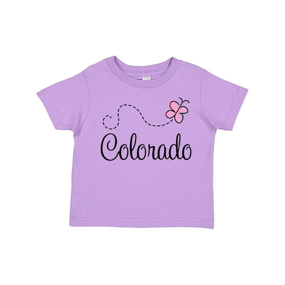 Inktastic Butterfly Colorado Girls Toddler T-Shirt