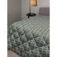 thumbnail image 2 of Geometric Down Alternative Comforter, Abstract Plain Rounds and Minimal Connecting Ornaments, Microfiber Quilt for All Season, 5 Sizes, Seafoam Amber, by Ambesonne, 2 of 3