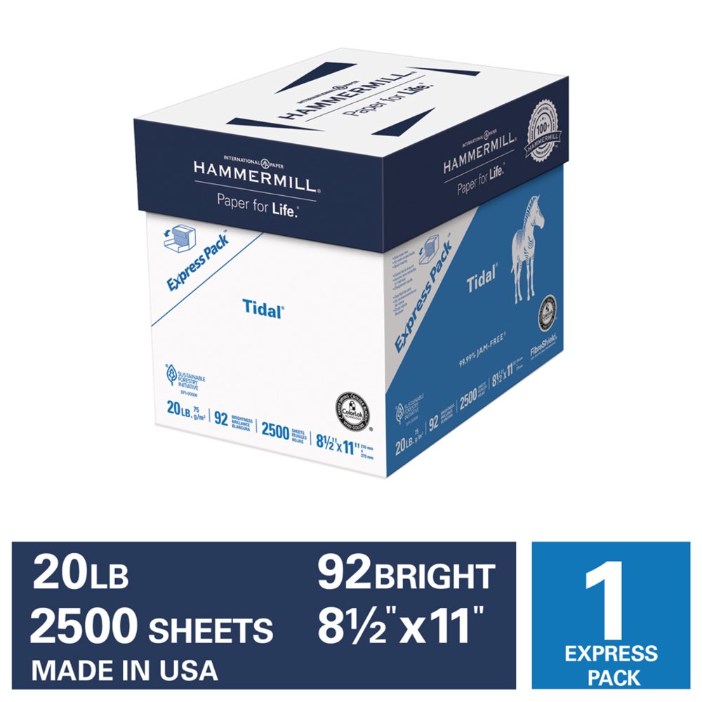 hammermill printer paper 20 lb copy paper 8.5 x 11