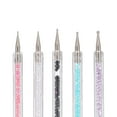 thumbnail image 4 of Plumas del trazador de líneas del arte del clavo Irfora 5 PCS Nail Art Liner Pen UV Gel Painting Nail Design Brush Pen Nail Dotting Drawing Pen 5 // 7/9/11 / 13mm Irfora Plumas del trazador de líneas del arte del clavo, 4 of 7