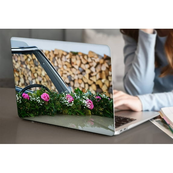 Hard Shell Cover Only for Old MacBook Air 13 inchs 2017 - 2010 A1369/A1466 Cable Tie, Rose series 0292