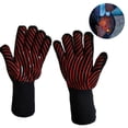 thumbnail image 2 of Guantes para parrilla Guante para barbacoa resistente al calor Guante de horno de cocina de silicona antideslizante para asar Cocinar Hornear Cortar Soldar Ahumador (1 par), 2 of 7