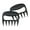 Black, variant on The Original Bear Paws Meat Shredder Claws | BBQ Grilling Gift for Men | Ultra-Sharp Blades and Heat Resistant Nylon