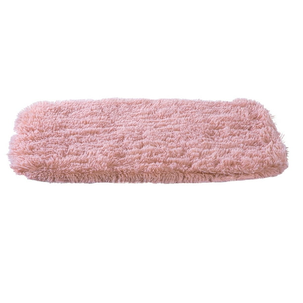 Tapete Suave Decorativo Estandar Dolly Rosa Poliester Colchas Concord Colchas Concord TAPU016