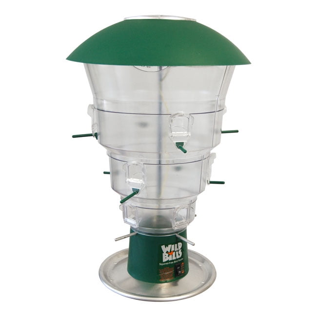 Wild Bills Electronic Squirrel Proof Bird Feeder, 12 ports