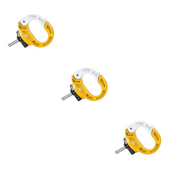 Wosthever Gancho para patinete, aleación de aluminio, suspensión delantera para patinete, reemplazo de soporte en forma de O para M365, amarillo Type1 NO1 Wosthever CBP072956