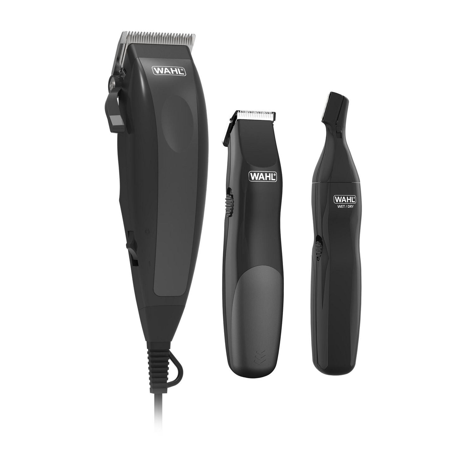 Wahl Signature Series Home Barber Kit - Model 3195, 30 Piece kit with soft storage case