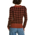 thumbnail image 2 of philosophy womens  Print Cardigan, m, Red, 2 of 3