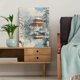 thumbnail image 5 of Qisvanset Framed Canvas Wall Art 12x16 Inch Snowy Temple Ukiyo-E Japanese Scenery Art, 5 of 5