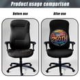 thumbnail image 4 of POLERO All-in-One Office Swivel Chair Slipcover with Patriotic 150th Liberty Print, Brushed Elastic Fabric Non Slip Stretch Cover for Home Study Workspace, 4 of 7