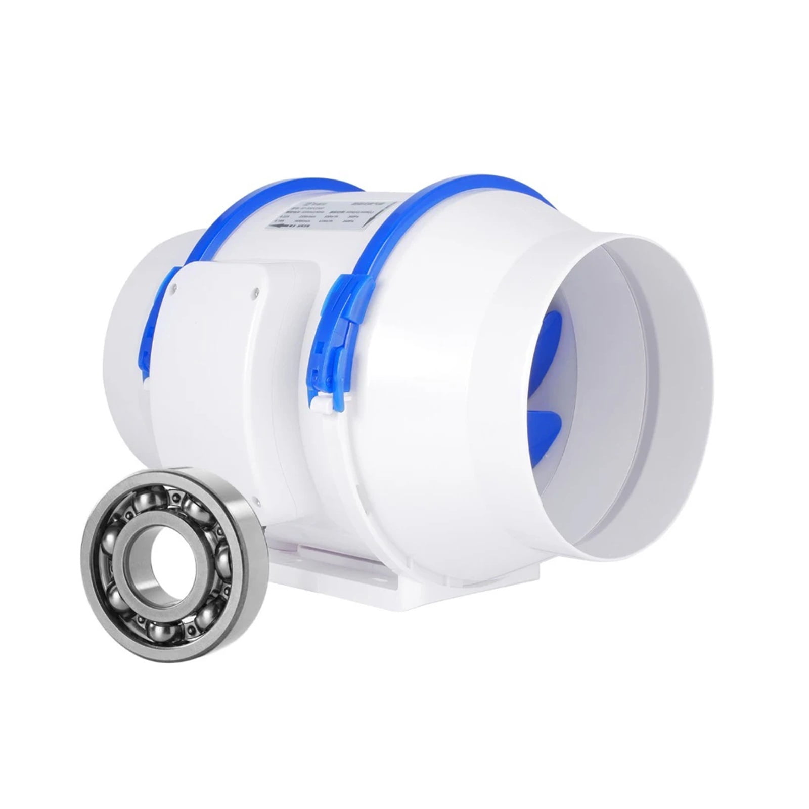 6 Inch Silent Inline Duct Fan Strong Power Ventilation System For Kitchen Bathroom Air Extractor Exhaust Outlet Ventilator