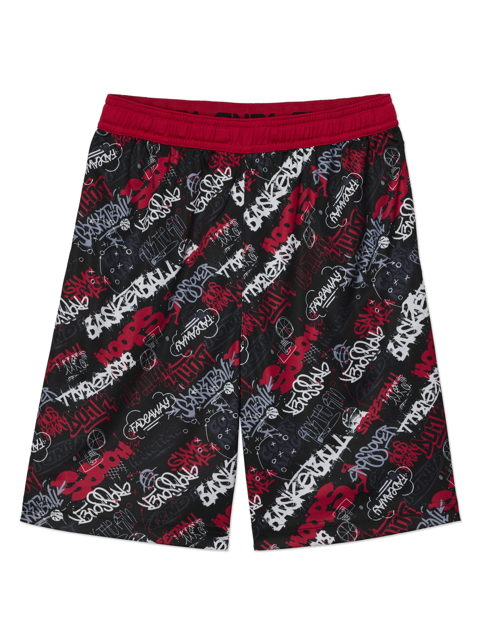 AND1 Boy's Athletic Graphic Slam Dunk Short, Sizes 4-18