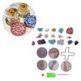 thumbnail image 4 of Rhinestone Painting Coasters, 5Pcs Safe Durable Rhinestone Coasters DIY  For Adults, 4 of 8