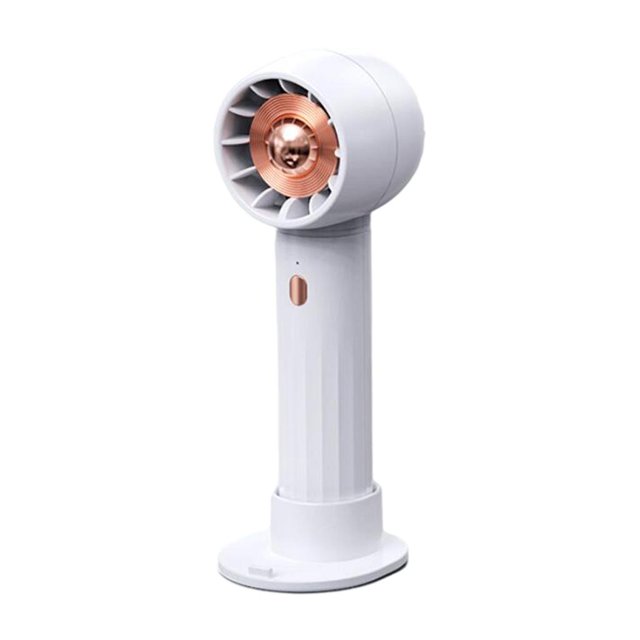 ventilador de mano Mini ventilador de mano, ventilador de mano, ventilador de bolsillo pequeño recargable USB portátil, ventilador a batería para mujeres, viajes, al Fanmusic ventilador de mano