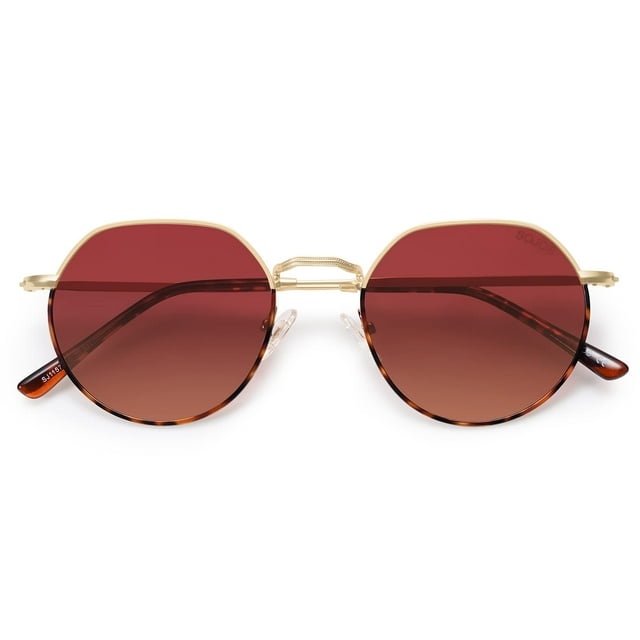 Gafas de Sol SOJOS Polarizadas Redondas Poligonales para Mujeres/Hombres SJ1157