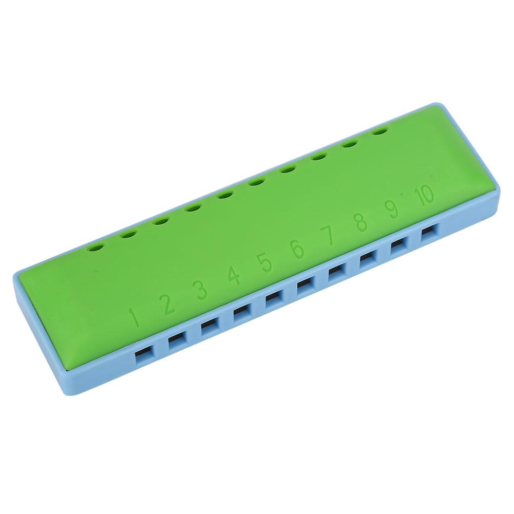 YLSHRF Mouth Organ,10 Hole Resin Mouth Organ Children Toy Harmonica for