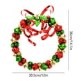 thumbnail image 2 of Hwkond Up to 50% off Christmas Indoor Decoration Christmas Lights Decorative Wreaths Glowing Wreaths Artificial Christmas Wreaths Door And Window Hanging Decoration,MulticolorC, 2 of 5