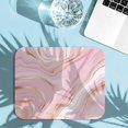 thumbnail image 3 of PENGXIANG [1pc PU Leather Mouse Pad] 1pc Water-Proof PU Leather Mouse Pad | HD Printed Golden Marble Design  Non-slip  Decorative Accessories For Home  Office  Suitable for Computers  Lap, 3 of 6