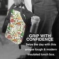 thumbnail image 6 of Lsque Mushrooms Gnomes Lunch Bag Lunch Box for Women Men Reusable Insulated Lunch Tote Bag,Leakproof Thermal Cooler Sack Food Handbags Case High Capacity, 6 of 9