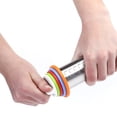 thumbnail image 4 of Customizable Dough Roller, Stainless Steel Rolling Pin, Adjustable Thickness Rings, Non Stick Surface, Perfect For Baking Projects, Dishwasher Safe, Food Grade Material, 4 of 8