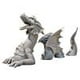 thumbnail image 5 of Estatuas de dragón gótico, figuras de dragón de animales de fantasía, decoración de jardín (blanco) Ehuebsd Libre de BPA, 5 of 9
