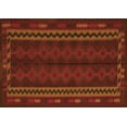 thumbnail image 1 of Ahgly Company Indoor Rectangle Southwestern Orange Country Area Rugs, 5' x 7', 1 of 1