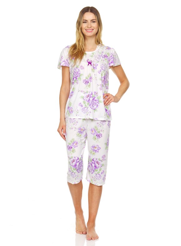 Womens Cotton Pajamas in Womens Pajamas