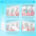 thumbnail image 6 of 270Pcs Interdental Brush, 220Pcs Soft Dental Picks & 50Pcs Braces Brush for Teeth, Bendable Braces Flossers Heads Interdental Brushes Between Teeth Oral Tooth Braces Cleaner Kit (Black), 6 of 7