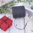 200M Raffia Paper Ribbon for Craft Packaging Accessories Black 2~5mm ...