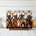thumbnail image 2 of BNNG Halloween Decorations Acrylic Ghost Table Sign Pumpkin Black Cat Table Centerpieces Standing Tabletop Decoration Happy Halloween for Holiday Desk Tiered Tray Party Shelf Decor Farmhouse, 2 of 6