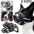 thumbnail image 2 of Promotion!Bozal de plástico ajustable para perros, antimordeduras, ladridos, comida, bozal protector para perros, bozal para mascotas, 2 of 7
