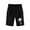ZA Black, variant on Tiny Harbor Girls Shorts Summer Casual Thin Elastic Waistband Loose Solid Mid Length Bermuda Shorts Black 5-6Years