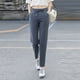 thumbnail image 4 of WILLBEST Pantalones Casuales para Mujer, Pantalones Palazzo de Cintura Alta de Verano para Mujer, Pantalones Largos de Pierna Ancha con Bolsillo para Un Uso Diario Cómodo y Elegante. Chica, 4 of 5