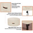 thumbnail image 4 of Seamander Waterproof, Fire Pit Cover,Round,36"D*20"H,Tan, Extra Seam sealing tape for waterpoof, 4 of 4