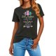thumbnail image 2 of Mujeres Manga Corta de Verano Tops Pascua Impresa Cuello Redondo, Blusa de Moda Casual para la Primavera, 2 of 5